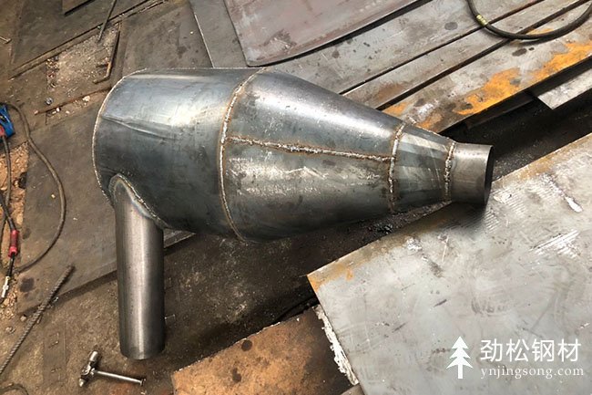 钣金加工：大小头加工过程